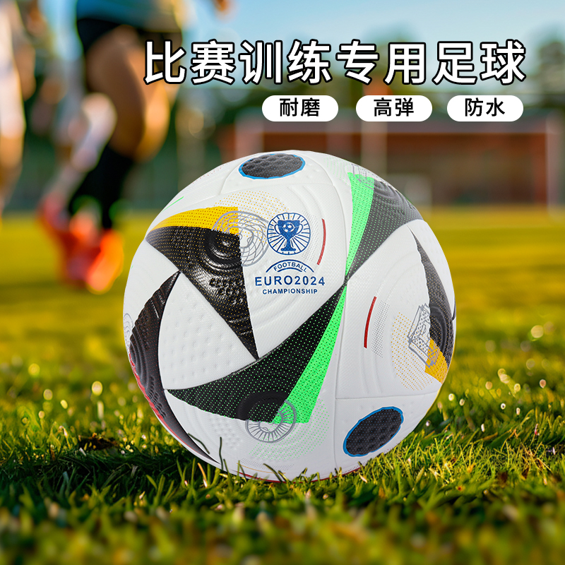 2024年欧洲杯同款比赛足球成人5号球训练世界杯比赛专用中考学生