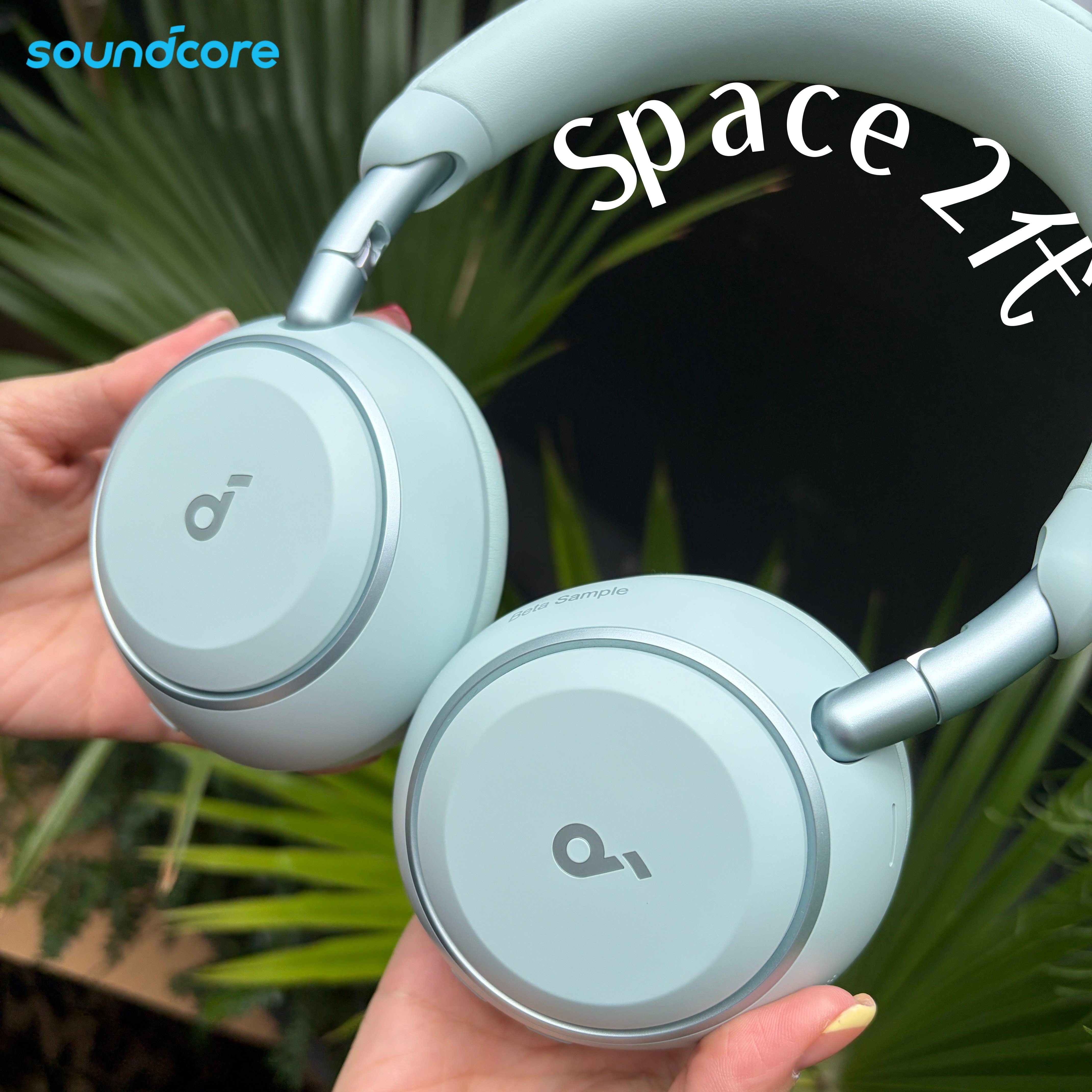 声阔漫游Space2代双金标头戴式蓝牙耳机无感佩戴四重降噪LDAC通勤