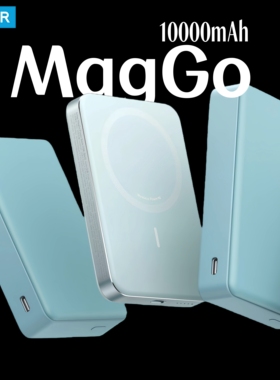 Anker安克MagGo能量卡超薄磁吸无线充电宝10000mAh适用苹果iPhone