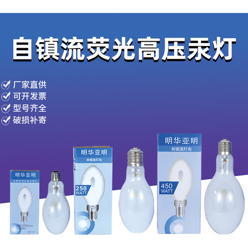 自镇流荧光高压汞灯250W450W