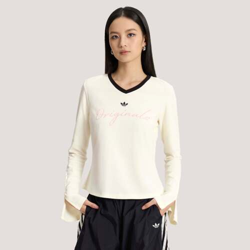 Adidas/阿迪达斯正品P TEE LS 女子休闲针织运动长袖T恤KS2382