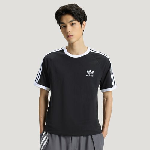 阿迪达斯3-STRIPES TEE男女运动修身短袖圆领T恤KB2459