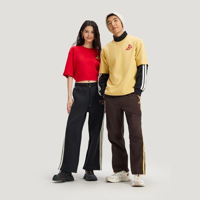 Adidas/阿迪达斯正品男女新年款运动休闲短袖T恤KR3078 KQ5099