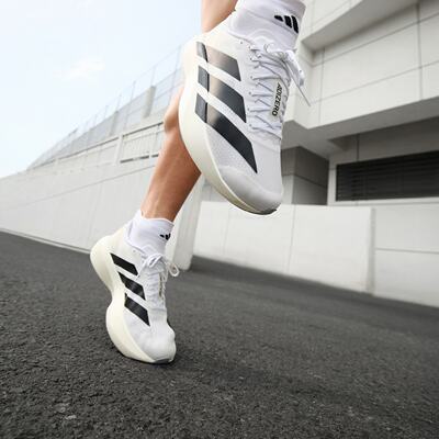 Adidas Adizero Evo SL 马拉松专用跑步鞋 白黑 KI3381 JH6206