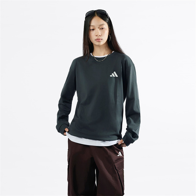Adidas/阿迪达斯正品男女同款运动休闲宽松长袖T恤KF5194