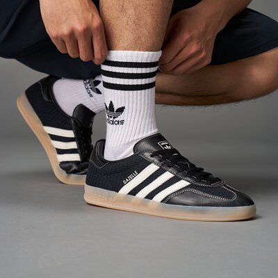 Adidas三叶草GAZELLE INDOOR编织运动板鞋德训T头鞋JQ7084 JS1418