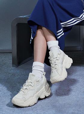 Adidas阿迪达斯 OZTHEMIS 三叶草女鞋厚底运动鞋休闲鞋IG1505
