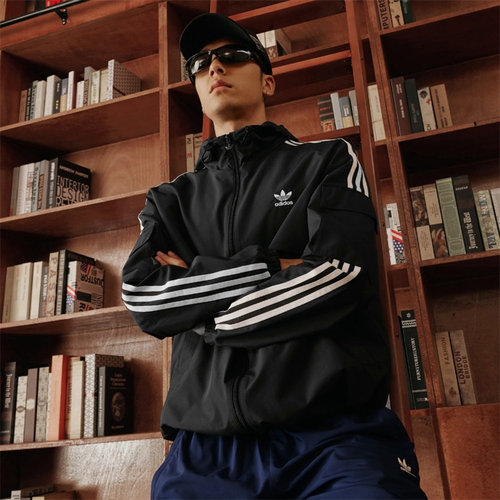 Adidas/阿迪达斯VR STAG JKT U男女经典运动连帽夹克外套KB1945