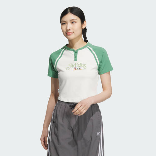 Adidas/阿迪达斯 迪士尼联名款短款印花运动短袖T恤JP1430