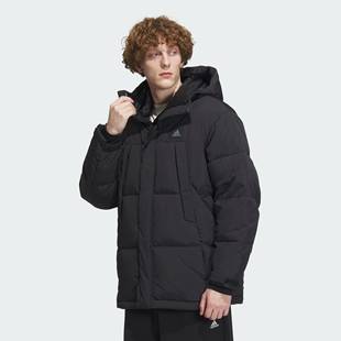 Adidas 男子防风保暖连帽运动羽绒服IU2682 阿迪达斯新款