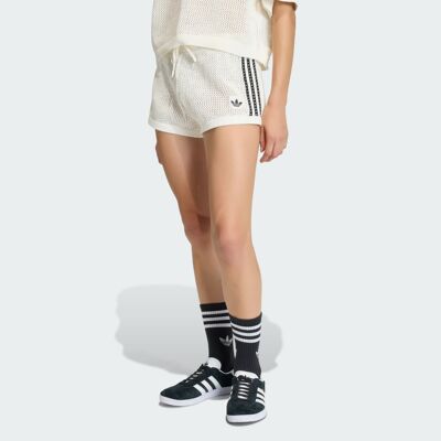 Adidas/阿迪达斯正品CROCHET SHORTS女子经典针织运动短裤KC6477