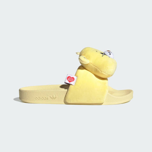 Adidas阿迪达斯ADILETTE CARE BEARS 联名款复古风经典拖鞋KH9956