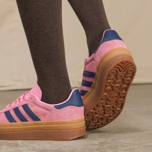 厚底运动板鞋 Adidas阿迪达斯GAZELLE BOLD 女经典 」H06122 「T头鞋