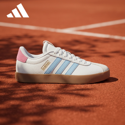 adidas阿迪达斯T头鞋春夏女VL COURT 3.0女子运动休闲鞋 IH4021