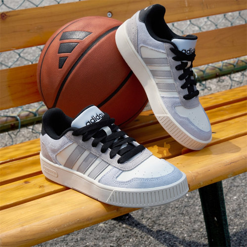 Adidas/阿迪达斯正品男女美高风休闲复古篮球板鞋运动鞋JR8327