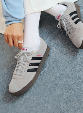 Adidas阿迪达斯正品男女复古运动休闲板鞋德训鞋「T头鞋」JS3003