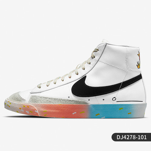 Nike/耐克正品男子开拓者BLAZER MID高帮休闲板鞋DJ4278-101