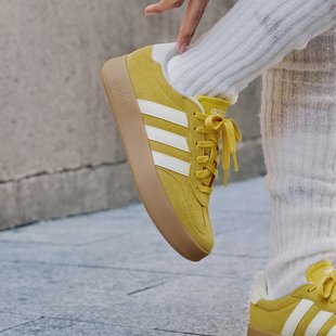 」JQ4239 「T头鞋 Adidas阿迪达斯BARREDA男女运动休闲板鞋 德训鞋