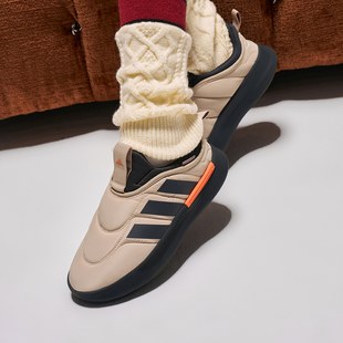 Adidas/阿迪达斯男女正品柔软舒适保暖休闲棉鞋「面包鞋」IF4227