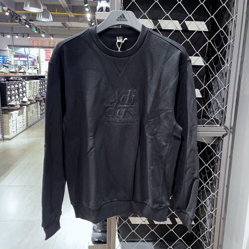 Adidas阿迪达斯ST FL LOGO SWT男运动休闲圆领卫衣套头衫IT3974
