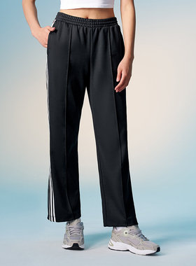 Adidas/阿迪达斯RETRO TF PANT W女子复古风针织宽松运动裤JI7539