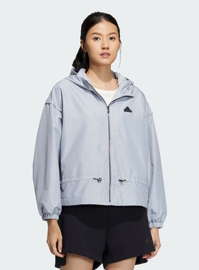 Adidas/阿迪达斯正品TECH WV JKT女子运动休闲连帽夹克外套IZ3167