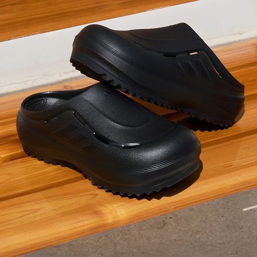 Adidas/阿迪达斯夏季新款稳定透气舒适厚底穆勒鞋波波凉鞋JR6761