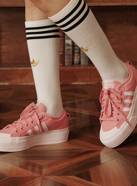 Adidas/阿迪达斯女经典厚底运动帆布鞋JQ9149 JQ9150