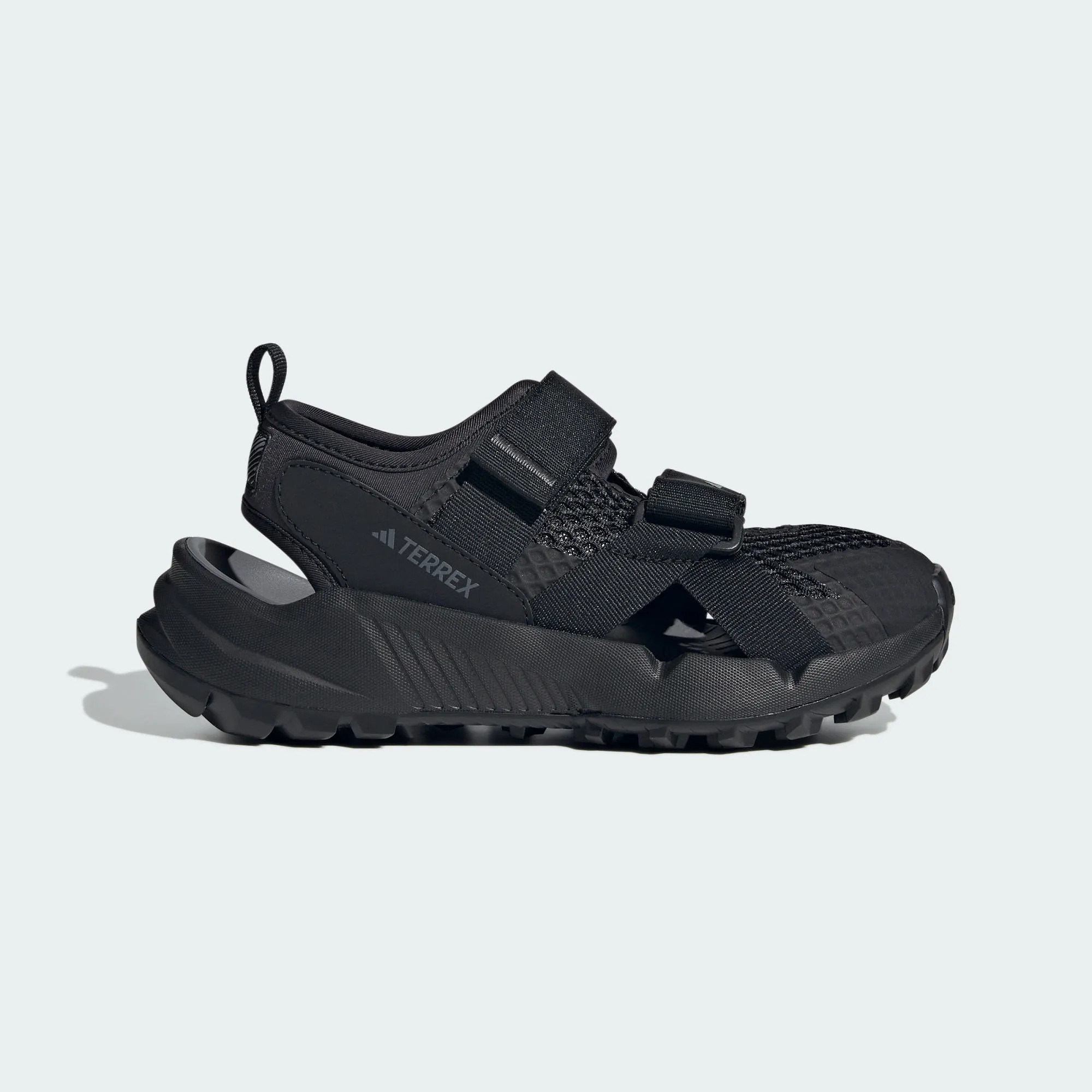 Adidas/阿迪达斯HYDROTERRA AT J 户外魔术贴徒步凉鞋IH6378 - 实物图