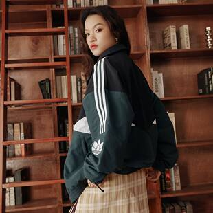 Adidas/阿迪达斯正品男女同款经典运动宽松夹克外套KC3115