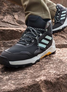 Adidas/阿迪达斯正品男子户外高帮徒步鞋耐磨登山运动鞋IF4912