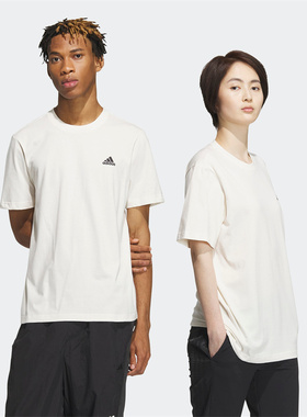 Adidas/阿迪达斯情侣款舒适运动休闲短袖圆领T恤IT4332