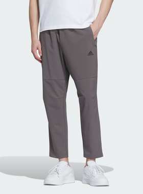 Adidas/阿迪达斯正品 男子梭织束脚锥形运动休闲九分裤IT3982