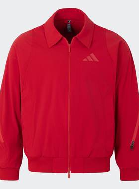 Adidas/阿迪达斯正品男子加绒运动休闲宽松翻领夹克外套JZ4193