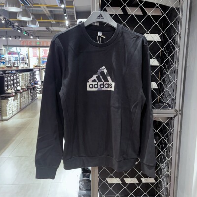 Adidas/阿迪达斯正品TH LOGO SWT男运动休闲圆领卫衣套头衫IT3961