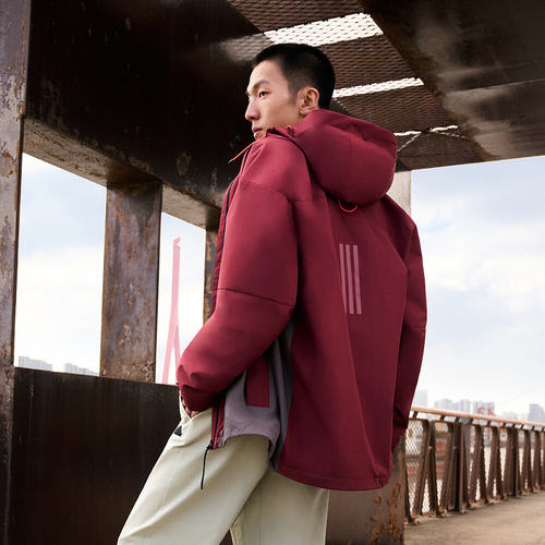 Adidas阿迪达斯男CESP JACKET 运动休闲连帽夹克外套JE8577