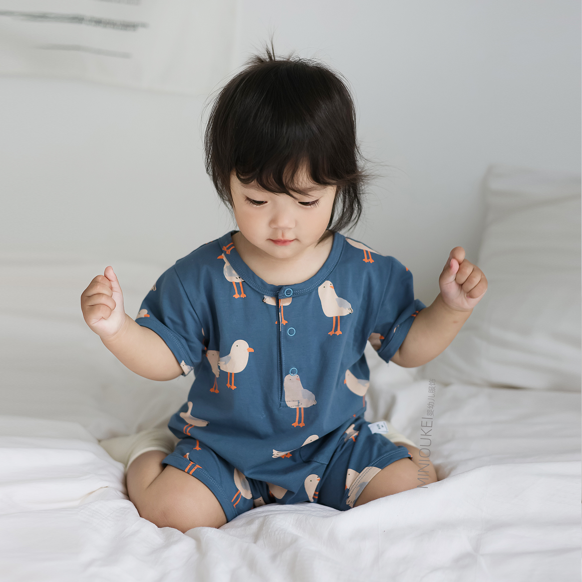 连身衣/短爬MINIOUKEI夏季