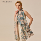 MARJAKURKI玛丽亚古琦进口春夏新款 披肩真丝丝巾女高级感妈妈围巾