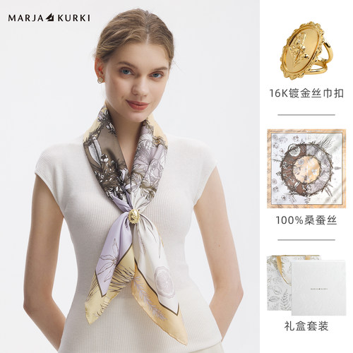 真丝大方巾丝巾妈妈款轻奢高级感