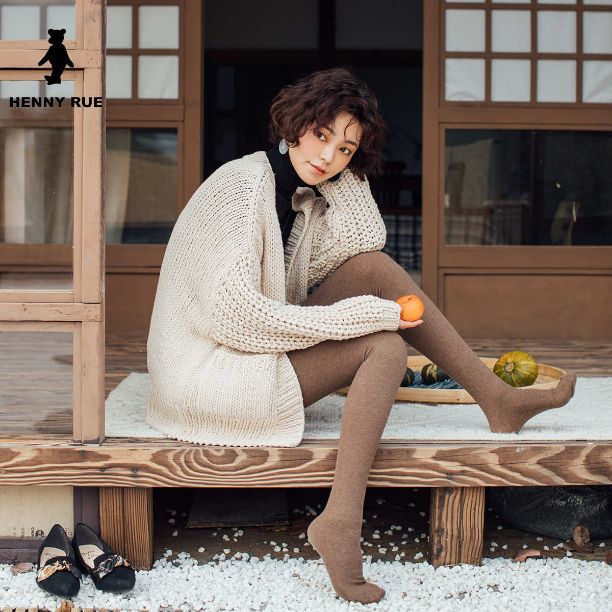 打底裤2023新款女秋冬季加绒外穿高腰婴儿绒棉质保暖裤