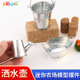 微缩模型迷你农场模型摆件不锈钢酒水壶水桶仿真道具手工工具配件