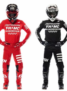 FASTHOUSE越野套装 2023新款骑行服透气越野摩托车赛车服定制