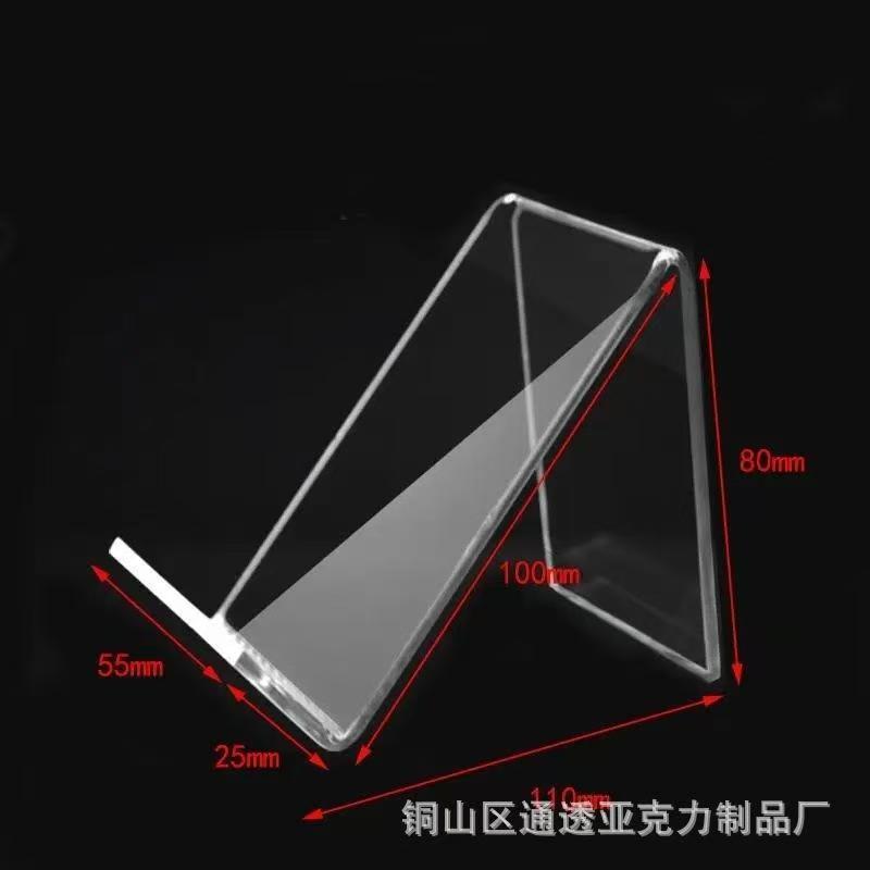 亚克力手机架柜台托盘手机展示架火机架托架大屏手机展架记录仪