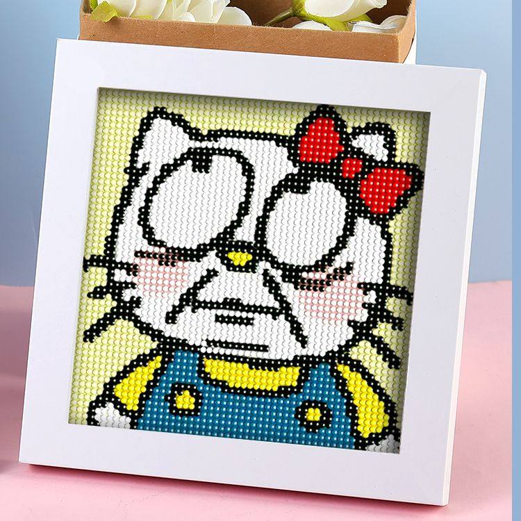 kt钻石画搞怪三丽鸥手工diy闺蜜儿童礼物简单贴钻点钻画个性搞笑,居家布艺,钻石绣,淘宝优惠券,粉丝福利购,淘宝优惠卷