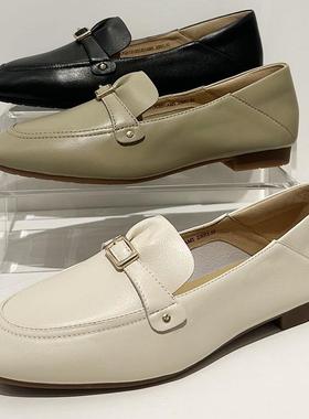 COMELY康莉乐福鞋2025春季国内代购简约低跟羊皮软底女鞋KYQ51219