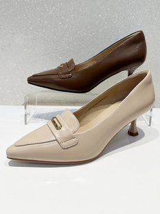 COMELY康莉2023秋季新款专柜正品尖头浅口细高跟气质单鞋KYQ36666