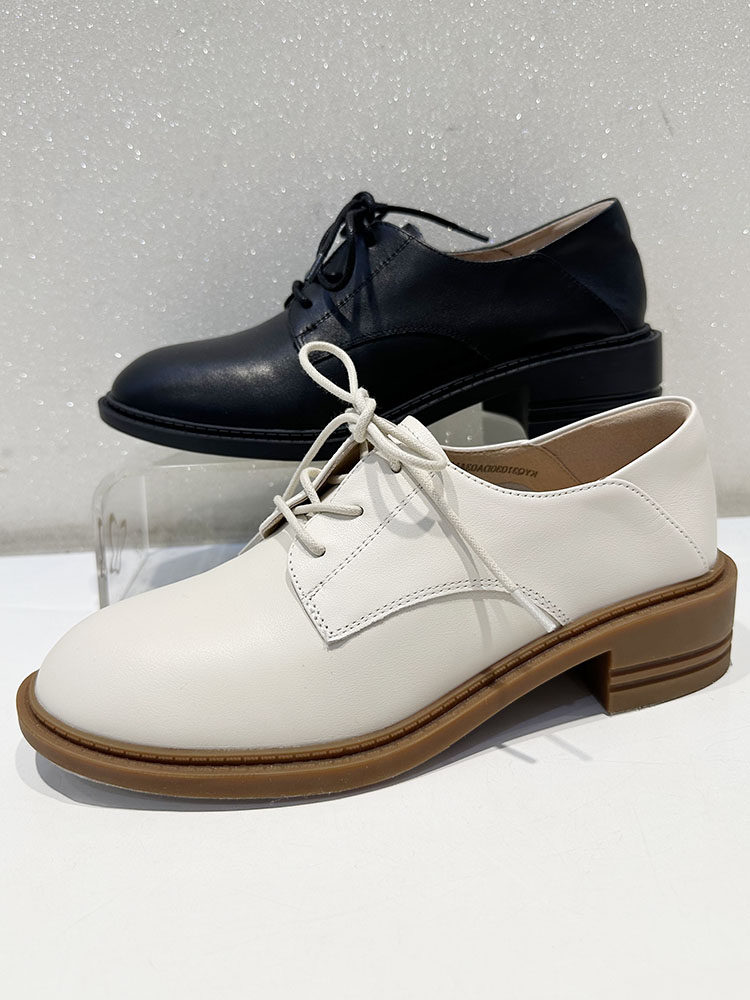 comely康莉女鞋2023春秋新款专柜正品系带粗跟舒适女单鞋kyq31030