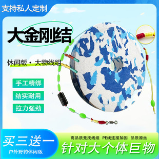 雄本大马力金刚结加固尼龙主线草鱼鲢鳙加强版手工精绑大物线组