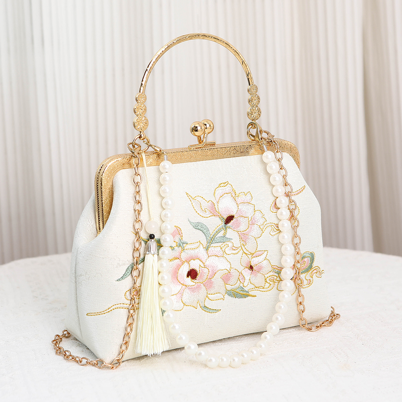 物旗袍汉服包斜挎包手工女包