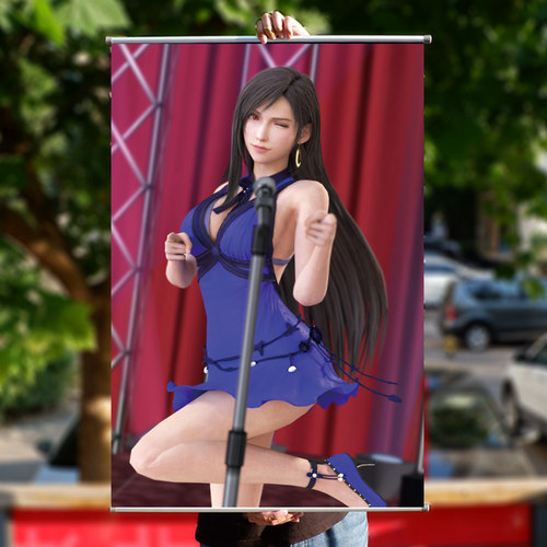 FF7蒂法艾莉丝游戏挂画
